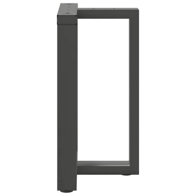 ruokapöydän jalat U-muotoiset 2 kpl 60x35x(72-73) cm