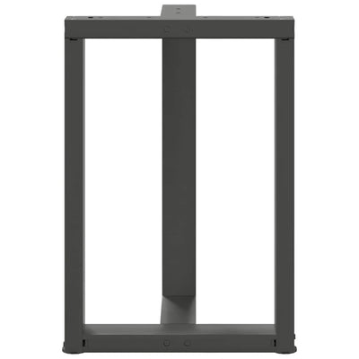 ruokapöydän jalat U-muotoiset 2 kpl 60x35x(72-73) cm