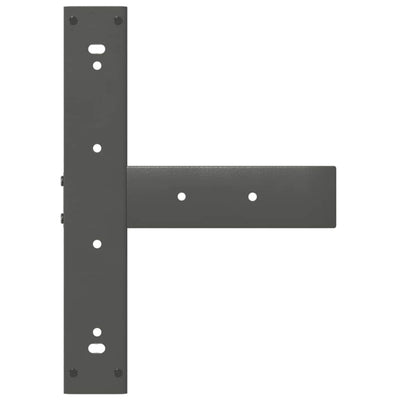 ruokapöydän jalat U-muotoiset 2 kpl 60x35x(72-73) cm