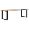ruokapöydän jalat T-muotoiset 2 kpl musta 70x35x(72-73)cm teräs