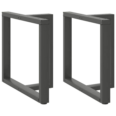 ruokapöydän jalat T-muotoiset 2 kpl antrasiitti 70x35x(72-73)cm
