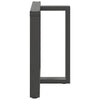 ruokapöydän jalat T-muotoiset 2 kpl antrasiitti 70x35x(72-73)cm