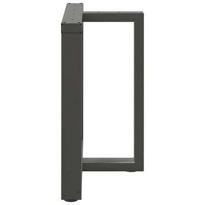 ruokapöydän jalat T-muotoiset 2 kpl antrasiitti 70x35x(72-73)cm