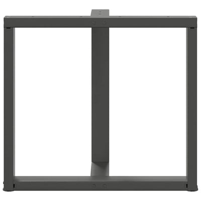 ruokapöydän jalat T-muotoiset 2 kpl antrasiitti 70x35x(72-73)cm