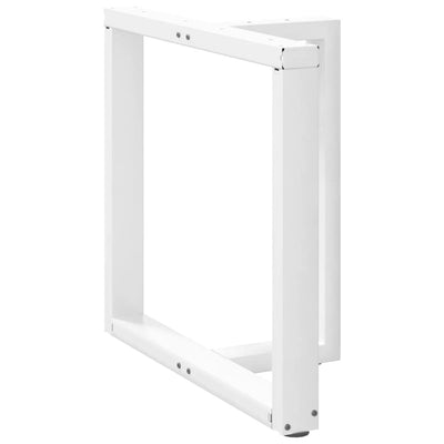 ruokapöydän jalat T-muotoiset 2 kpl valkoinen 80x35x(72-73) cm