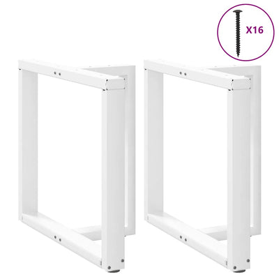 ruokapöydän jalat T-muotoiset 2 kpl valkoinen 80x35x(72-73) cm