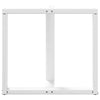 ruokapöydän jalat T-muotoiset 2 kpl valkoinen 80x35x(72-73) cm