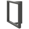 ruokapöydän jalat U-muotoiset 2 kpl 80x35x(72-73) cm
