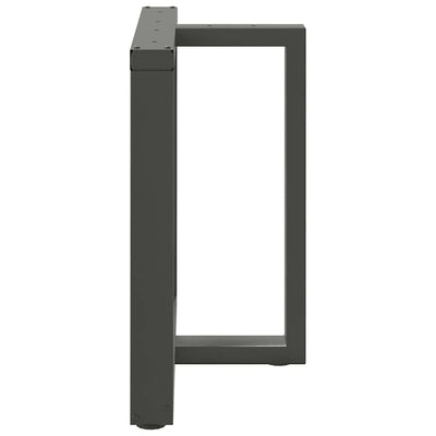 ruokapöydän jalat U-muotoiset 2 kpl 80x35x(72-73) cm