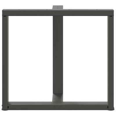 ruokapöydän jalat U-muotoiset 2 kpl 80x35x(72-73) cm