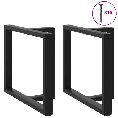 ruokapöydän jalat T-muotoiset 2 kpl musta 90x35x(72-73)cm teräs