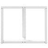ruokapöydän jalat T-muotoiset 2 kpl valkoinen 90x35x(72-73) cm