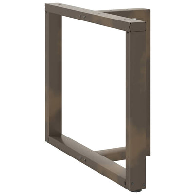 ruokapöydän jalat T-muotoiset 2kpl luonnonteräs 90x35x(72-73)cm