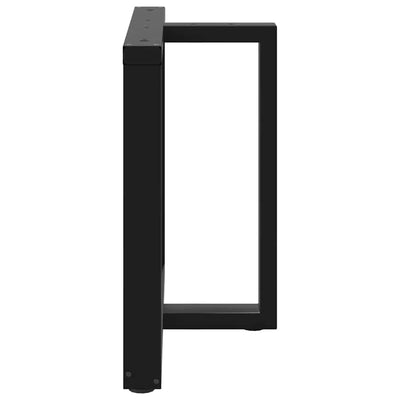 ruokapöydän jalat T-muotoiset 2 kpl 100x35x(72-73) cm teräs