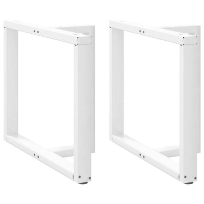 ruokapöydän jalat T-muotoiset 2 kpl valkoinen 100x35x(72-73) cm