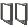 ruokapöydän jalat T-muotoiset 2 kpl 100x35x(72-73) cm