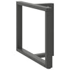 ruokapöydän jalat T-muotoiset 2 kpl 100x35x(72-73) cm