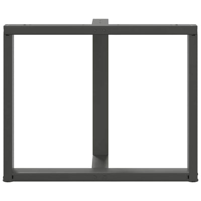 ruokapöydän jalat T-muotoiset 2 kpl 100x35x(72-73) cm