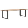 ruokapöydän jalat T-muotoiset 2 kpl 100x35x(72-73) cm