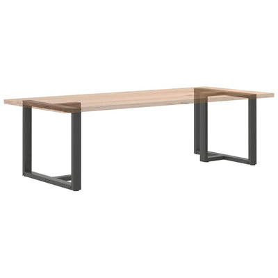 ruokapöydän jalat T-muotoiset 2 kpl 100x35x(72-73) cm