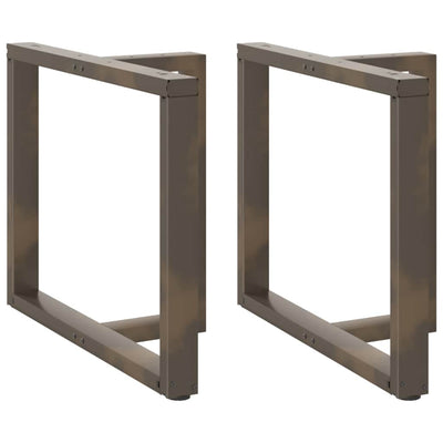 ruokapöydän jalat T-muotoiset 2 kpl 100x35x(72-73) cm teräs