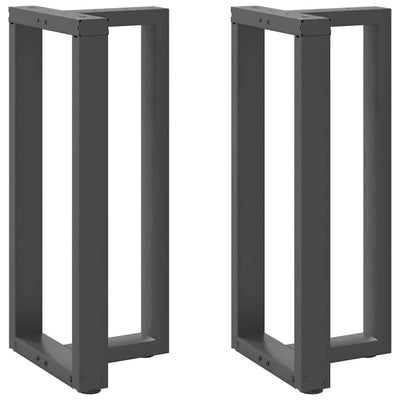Baaripöydän jalat T-muotoiset 2 kpl 40x35x(90-91) cm teräs
