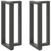 Teräs baaripöydän jalat t-muotoiset Virginea 40x35x(90-91)cm (2 kpl)
