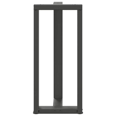 Baaripöydän jalat T-muotoiset 2 kpl 40x35x(90-91) cm teräs