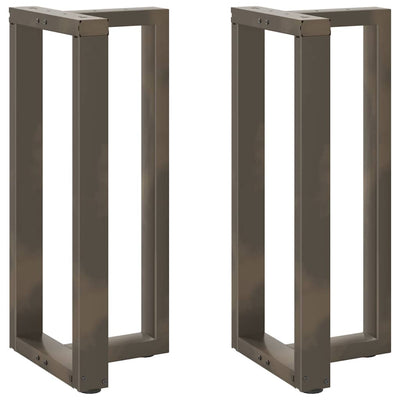 Baaripöydän jalat T-muotoiset 2 kpl 40x35x(90-91) cm teräs