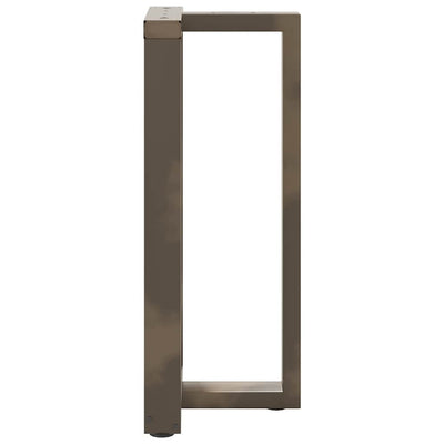 Baaripöydän jalat T-muotoiset 2 kpl 40x35x(90-91) cm teräs