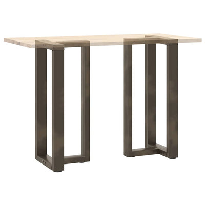 Baaripöydän jalat T-muotoiset 2 kpl 40x35x(90-91) cm teräs