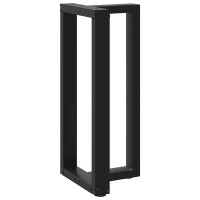 Baaripöydän jalat T-muotoiset 2 kpl musta 50x35x(90-91)cm teräs