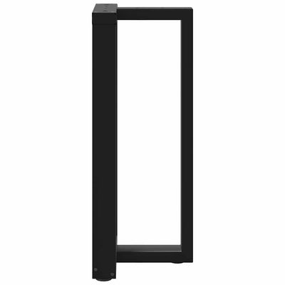 Baaripöydän jalat T-muotoiset 2 kpl musta 50x35x(90-91)cm teräs