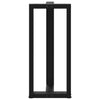 Baaripöydän jalat T-muotoiset 2 kpl musta 50x35x(90-91)cm teräs