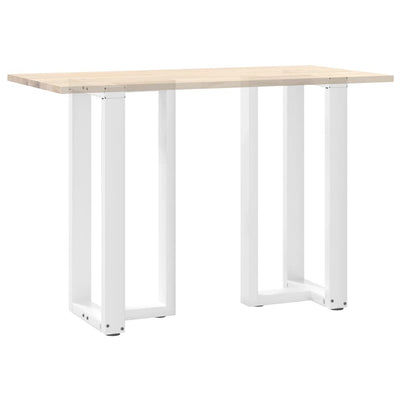 Baaripöydän jalat T-muotoiset 2 kpl 50x35x(90-91) cm teräs