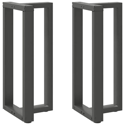 Baaripöydän jalat T-muotoiset 2 kpl 50x35x(90-91) cm teräs