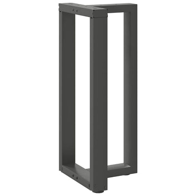 Baaripöydän jalat T-muotoiset 2 kpl 50x35x(90-91) cm teräs