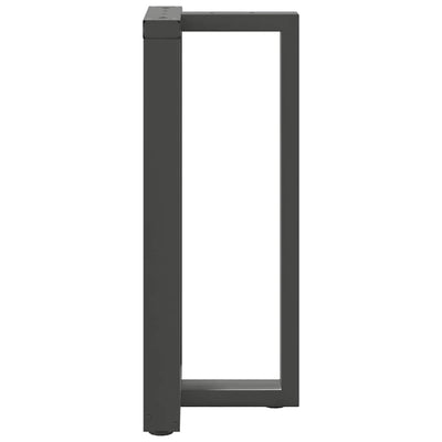 Baaripöydän jalat T-muotoiset 2 kpl 50x35x(90-91) cm teräs