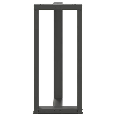 Baaripöydän jalat T-muotoiset 2 kpl 50x35x(90-91) cm teräs