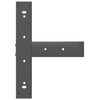 Baaripöydän jalat T-muotoiset 2 kpl 50x35x(90-91) cm teräs