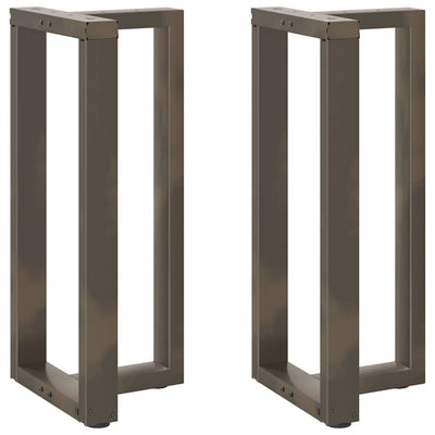 Baaripöydän jalat T-muotoiset 2 kpl 50x35x(90-91) cm teräs
