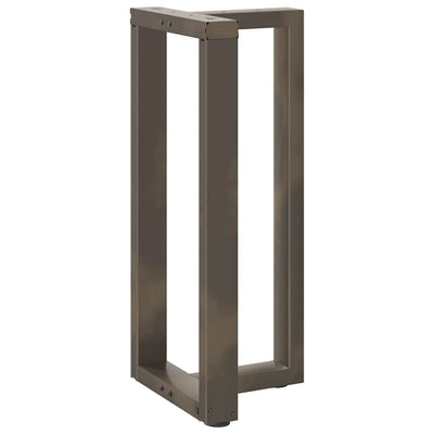 Baaripöydän jalat T-muotoiset 2 kpl 50x35x(90-91) cm teräs