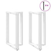 Baaripöydän jalat T-muotoiset 2 kpl 60x35x(90-91) cm teräs