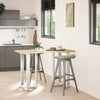 Baaripöydän jalat T-muotoiset 2 kpl 60x35x(90-91) cm teräs