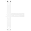 Baaripöydän jalat T-muotoiset 2 kpl 60x35x(90-91) cm teräs