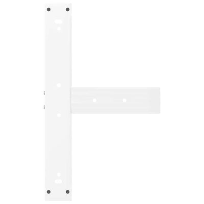 Baaripöydän jalat T-muotoiset 2 kpl 60x35x(90-91) cm teräs