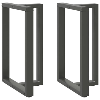 Baaripöydän jalat T-muotoiset 2 kpl 60x35x(90-91) cm teräs