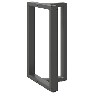 Baaripöydän jalat T-muotoiset 2 kpl 60x35x(90-91) cm teräs