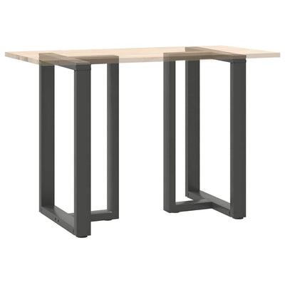 Baaripöydän jalat T-muotoiset 2 kpl 60x35x(90-91) cm teräs