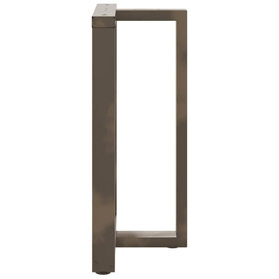 Baaripöydän jalat T-muotoiset 2 kpl 60x35x(90-91) cm teräs